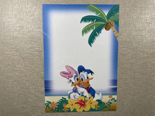 Papel de carta pequeno Disney  - 91