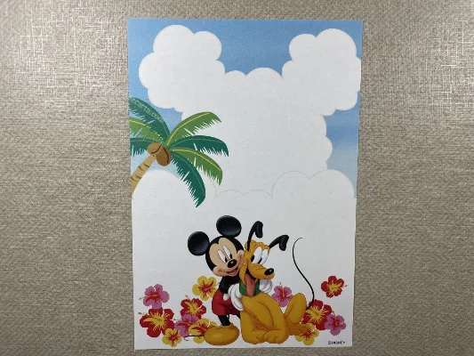 Papel de carta pequeno Disney  - 96