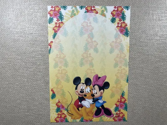Papel de carta pequeno Disney  - 100