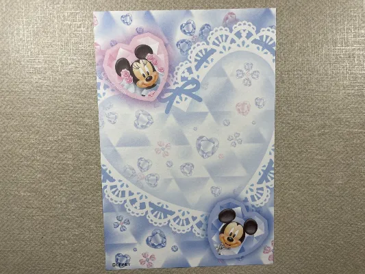 Papel de carta pequeno Disney  - 130
