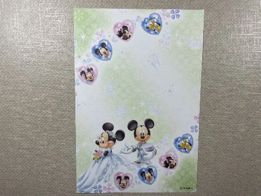 Papel de carta pequeno Disney  - 135
