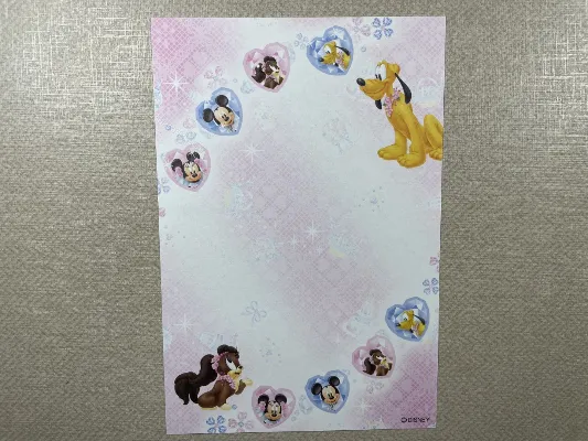 Papel de carta pequeno Disney  - 141