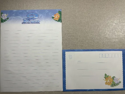 Conjunto de papel de carta importado - 94