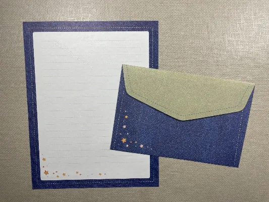 Conjunto de papel de carta importado - 104