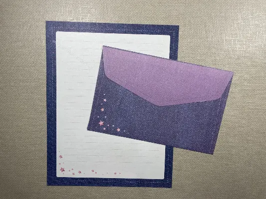 Conjunto de papel de carta importado - 105