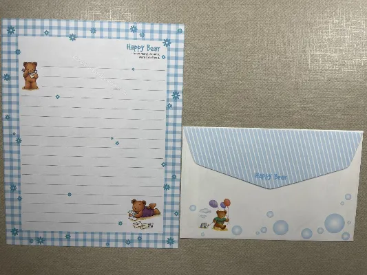 Conjunto de papel de carta importado - 106
