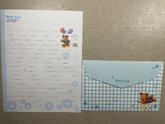 Conjunto de papel de carta importado - 107