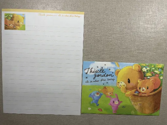 Conjunto de papel de carta importado - 111