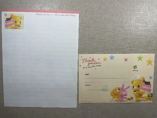 Conjunto de papel de carta importado - 112