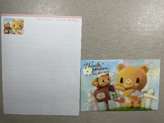 Conjunto de papel de carta importado - 113