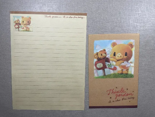 Conjunto de papel de carta importado - 114
