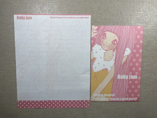 Conjunto de papel de carta importado - 123