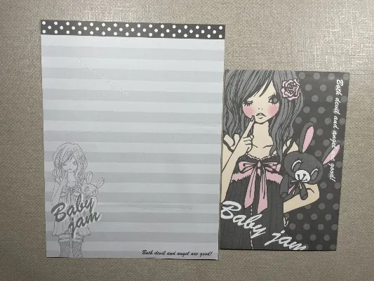 Conjunto de papel de carta importado - 126