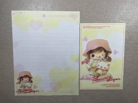 Conjunto de papel de carta importado - 127