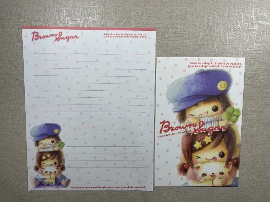 Conjunto de papel de carta importado - 128