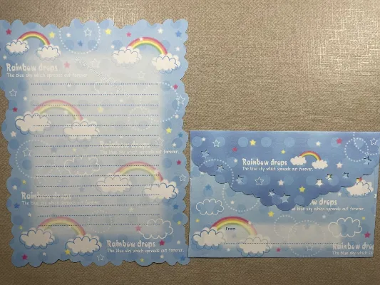 Conjunto de papel de carta importado - 131