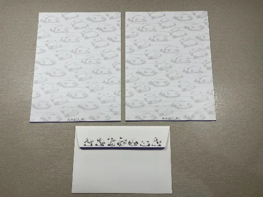Conjunto de papel de carta importado - 134