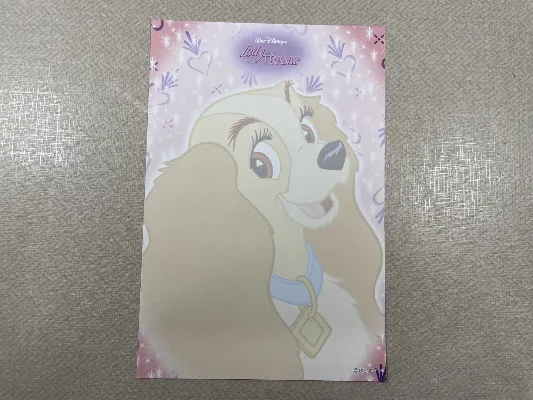 Papel de carta pequeno Lady and the Tramp - 08