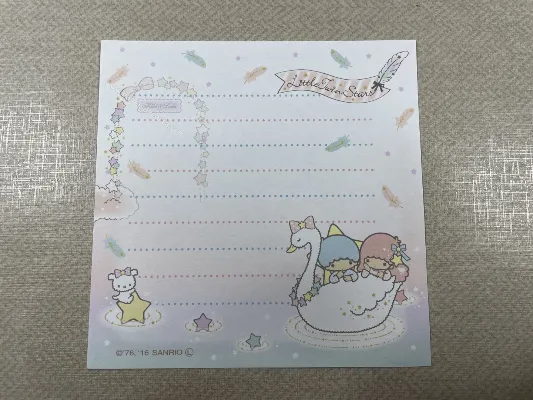 Papel de carta pequeno importado dos LTS - 84
