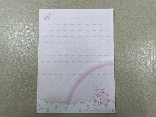 Papel de carta pequeno importado dos LTS - 86