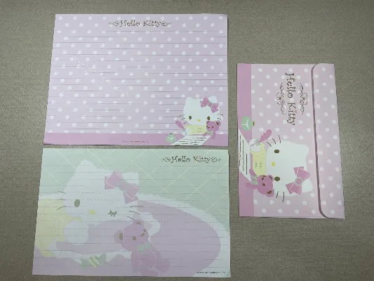 Conjunto de papel de carta da Hello Kitty 664
