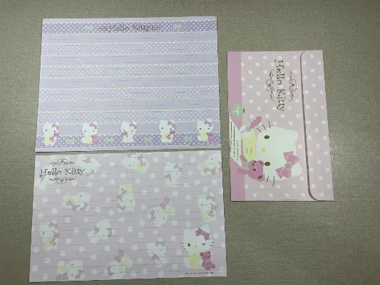 Conjunto de papel de carta da Hello Kitty 665