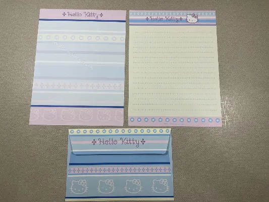 Conjunto de papel de carta da Hello Kitty 666