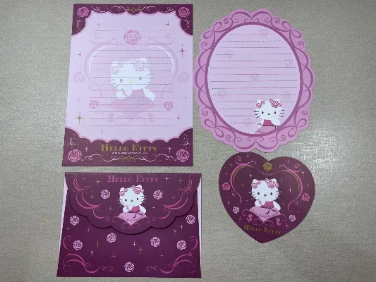 Conjunto de papel de carta da Hello Kitty 668