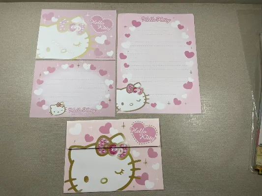 Conjunto de papel de carta da Hello Kitty 669