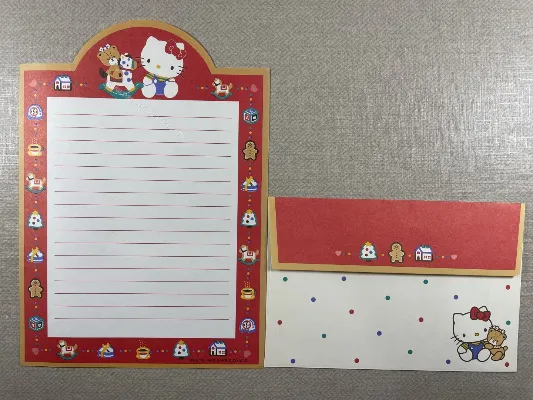 Papel de carta antigo da Hello Kitty 663