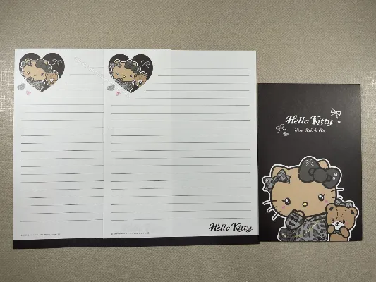 Papel de carta antigo da Hello Kitty 667