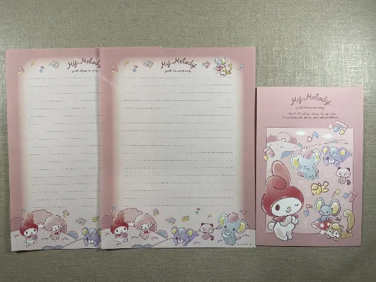 Papel de carta da My Melody - 376