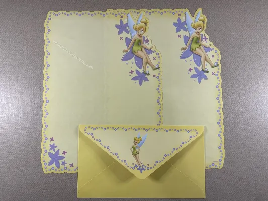 Papel de carta médio da Tinker Bell 144