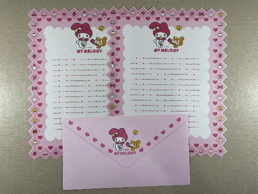 Papel de carta da My Melody - 377