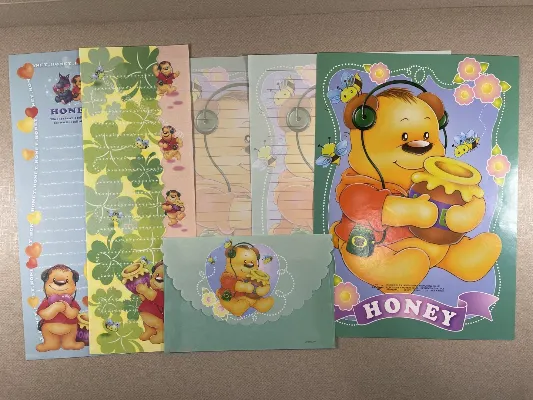 Conjunto de papel de carta antigo - 890