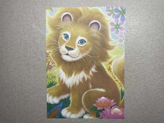 Papel de carta antigo - Bichinhos - 3611