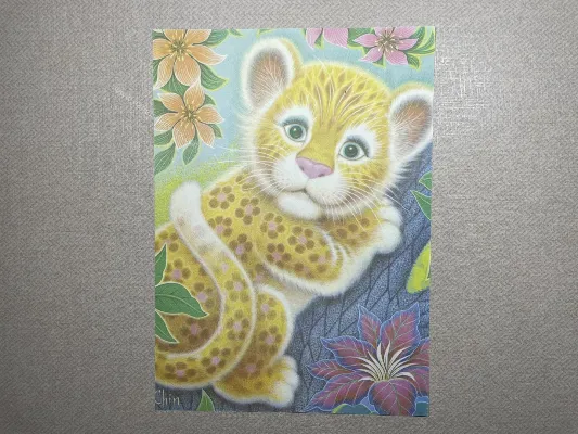 Papel de carta antigo - Bichinhos - 3612