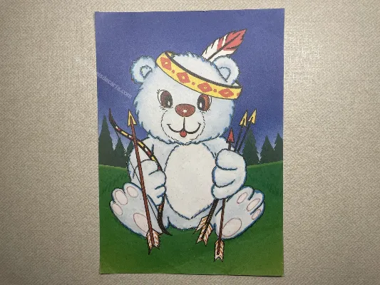 Papel de carta antigo - Bichinhos - 3617