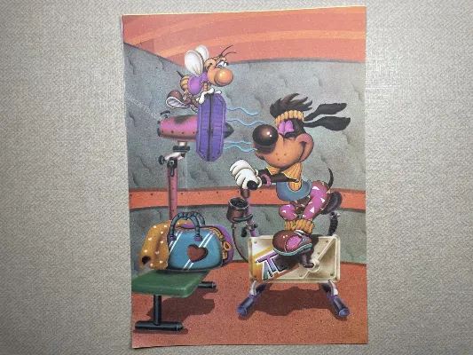 Papel de carta antigo - Bichinhos - 3620