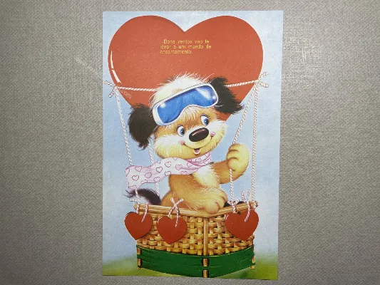Papel de carta antigo - Bichinhos - 3629