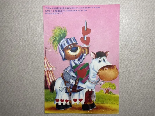 Papel de carta antigo - Bichinhos - 3630