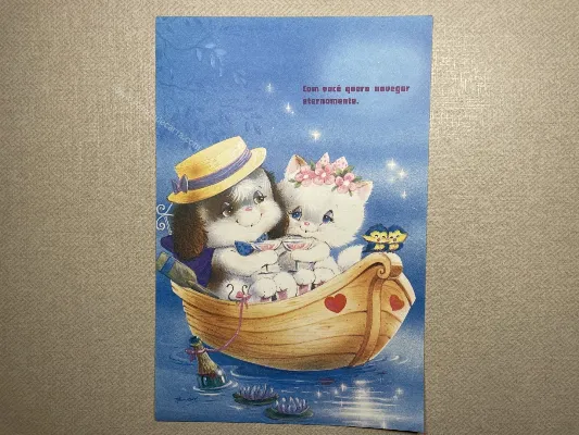Papel de carta antigo - Bichinhos - 3631