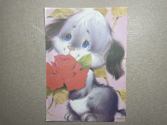 Papel de carta antigo - Bichinhos - 3634