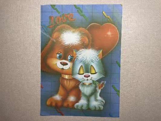 Papel de carta antigo - Bichinhos - 3641