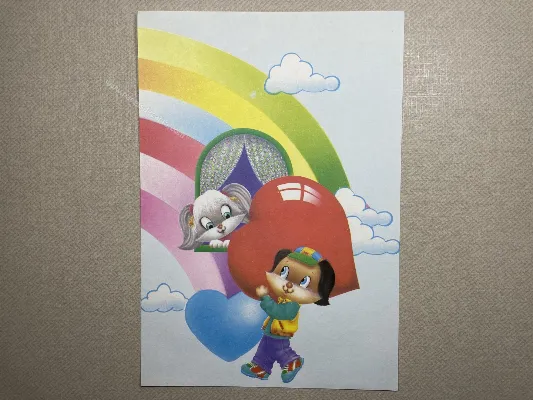 Papel de carta antigo - Bichinhos - 3643