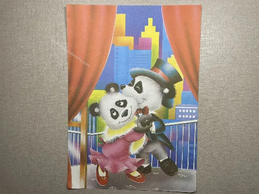 Papel de carta antigo - Bichinhos - 3645