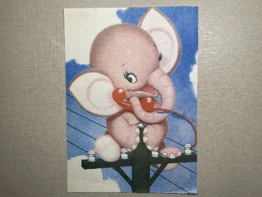 Papel de carta antigo - Bichinhos - 3652