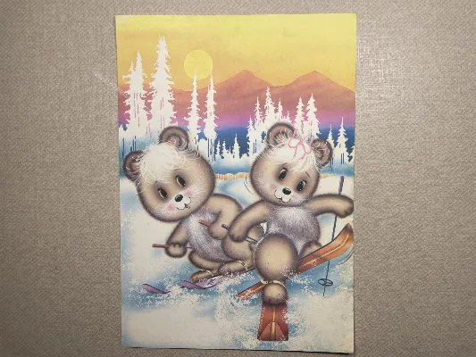 Papel de carta antigo - Bichinhos - 3660
