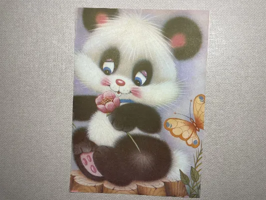 Papel de carta antigo - Bichinhos - 3662