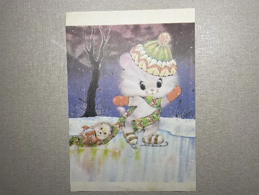 Papel de carta antigo - Bichinhos - 3666